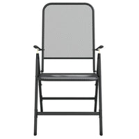 Set da Pranzo da Giardino 9pz Antracite in Rete Metallica 3211824