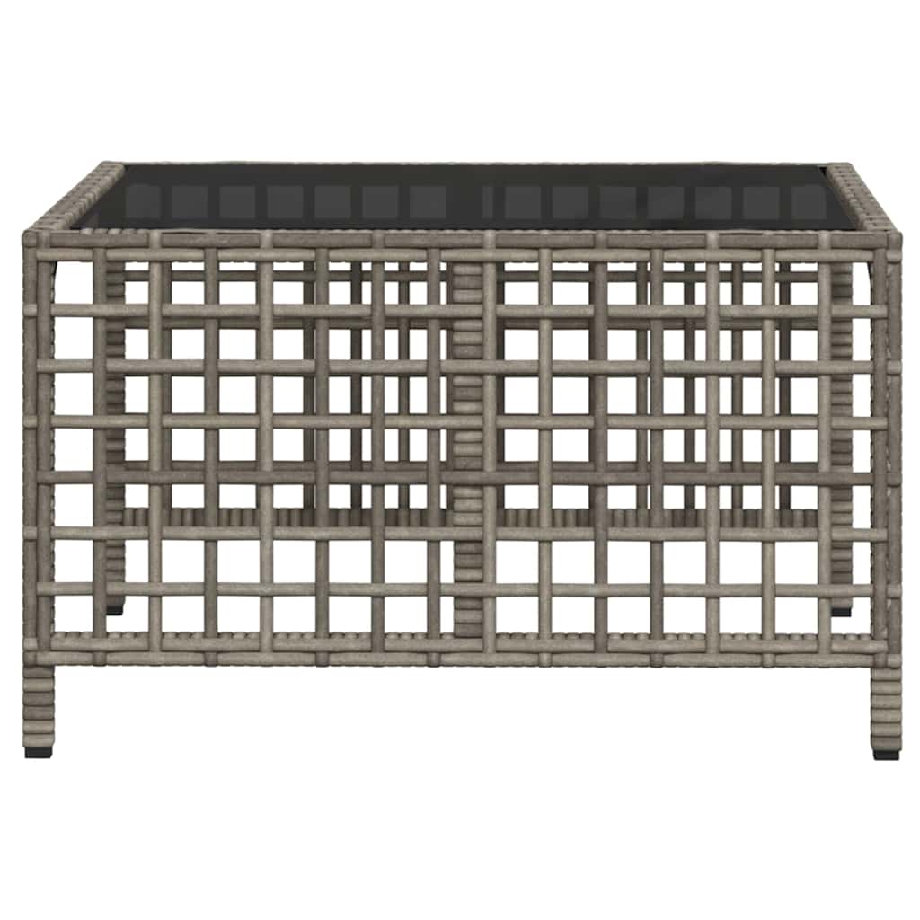 vidaXL Divani da Giardino ad Angolo 3 pz Cuscini Grigio in Polyrattan