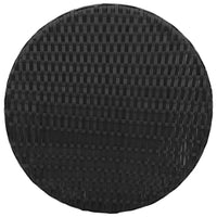 Set da Bistrò 3 pz con Cuscini Nero in Polyrattan 365673