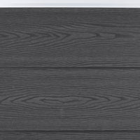 Set Pannello di Recinzione Grigio 699x186 cm in WPC