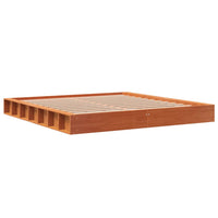 Giroletto senza Materasso Marrone Cera 180x200 cm Legno di Pino 3211841