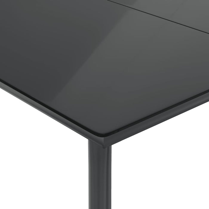 Set da Pranzo da Giardino 7 pz con Cuscini in Polyrattan Grigio 3212128