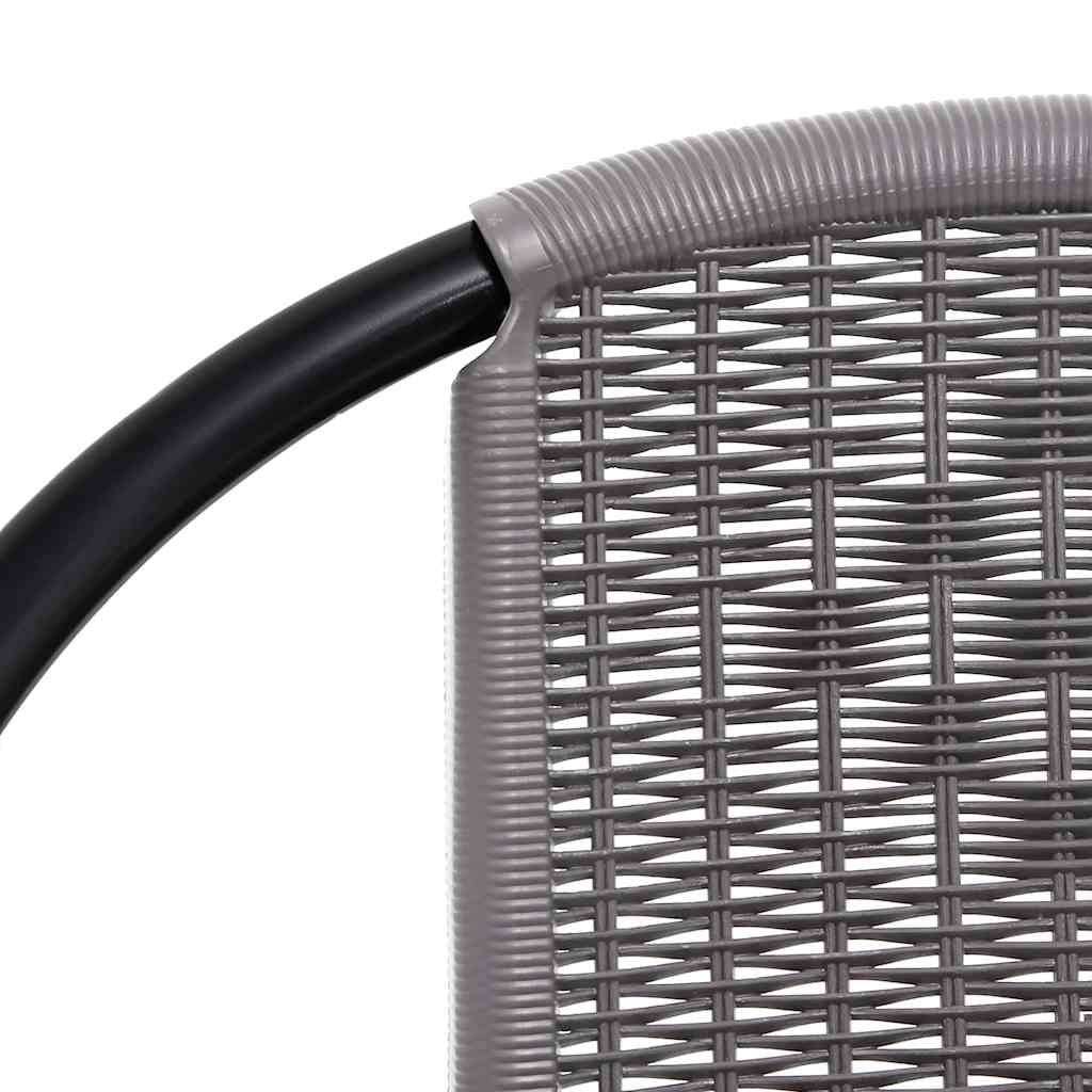 Set da Pranzo da Giardino 9 pz con Cuscini Beige in Polyrattan 3212495