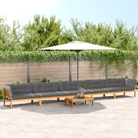 Set Divano Pallet da Giardino 6 pz con Cuscini Massello Acacia 3209530