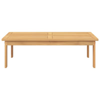 Tavolo da Giardino 100x60x30 cm in Legno Massello di Acacia