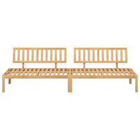 Divani Centrali da Giardino Pallet 2pz Legno Massello di Acacia 365852