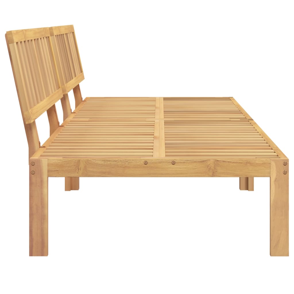 Divani Centrali da Giardino Pallet 2pz Legno Massello di Acacia 365852