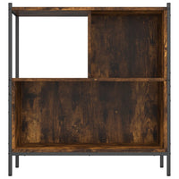 Libreria Rovere Fumo 72x28x77,5 cm in Legno Multistrato 838880