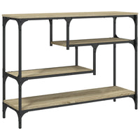 Tavolo Consolle Rovere Sonoma 100x30x75 cm in Legno Multistrato
