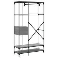 Armadio Cassetti Grigio Sonoma 100x40x180 cm Legno Multistrato 838951