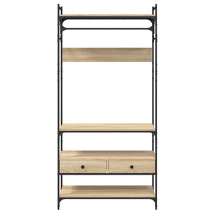 Armadio Cassetti Rovere Sonoma 89x39x184,5 cm Legno Multistrato 838954