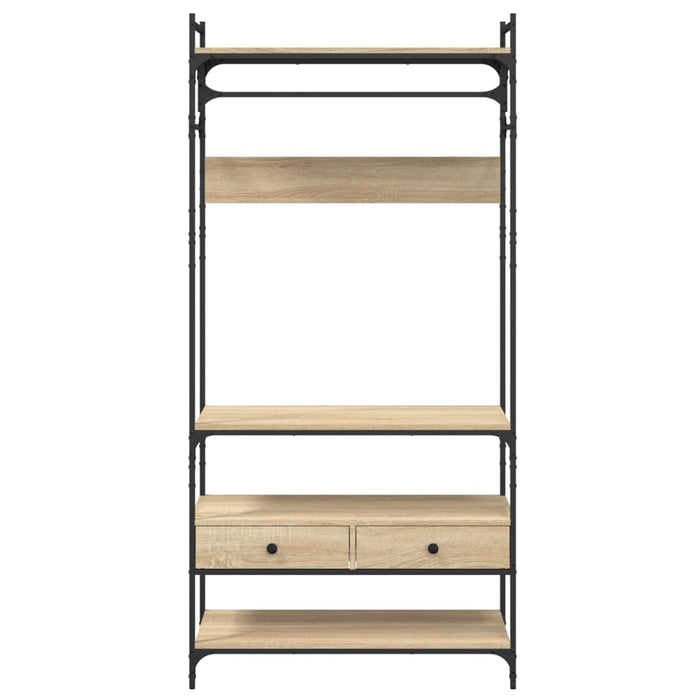 Armadio Cassetti Rovere Sonoma 89x39x184,5 cm Legno Multistrato 838954