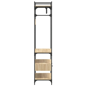 Armadio Cassetti Rovere Sonoma 89x39x184,5 cm Legno Multistrato 838954