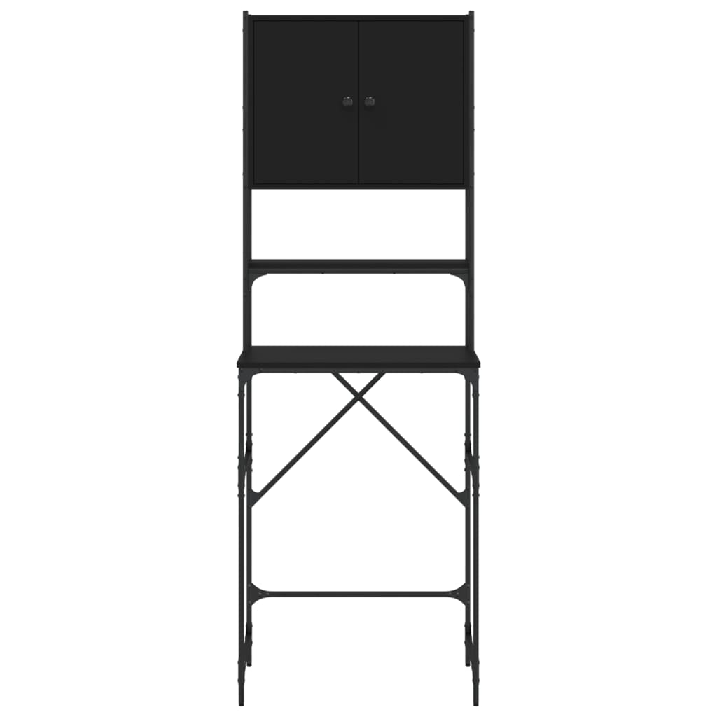 Mobile per Lavatrice Nero 68x48,5x194 cm 838973