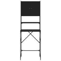 Mobile per Lavatrice Nero 68x48,5x194 cm 838973