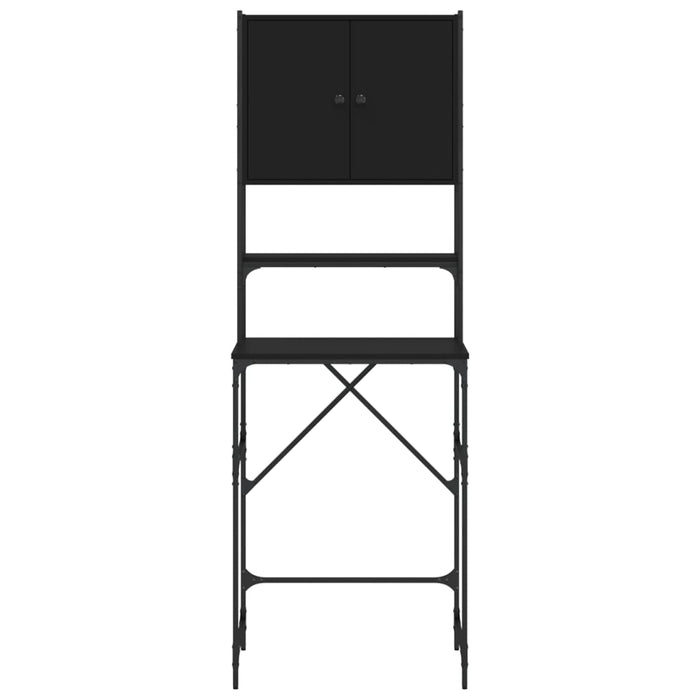 Mobile per Lavatrice Nero 68x48,5x194 cm 838973