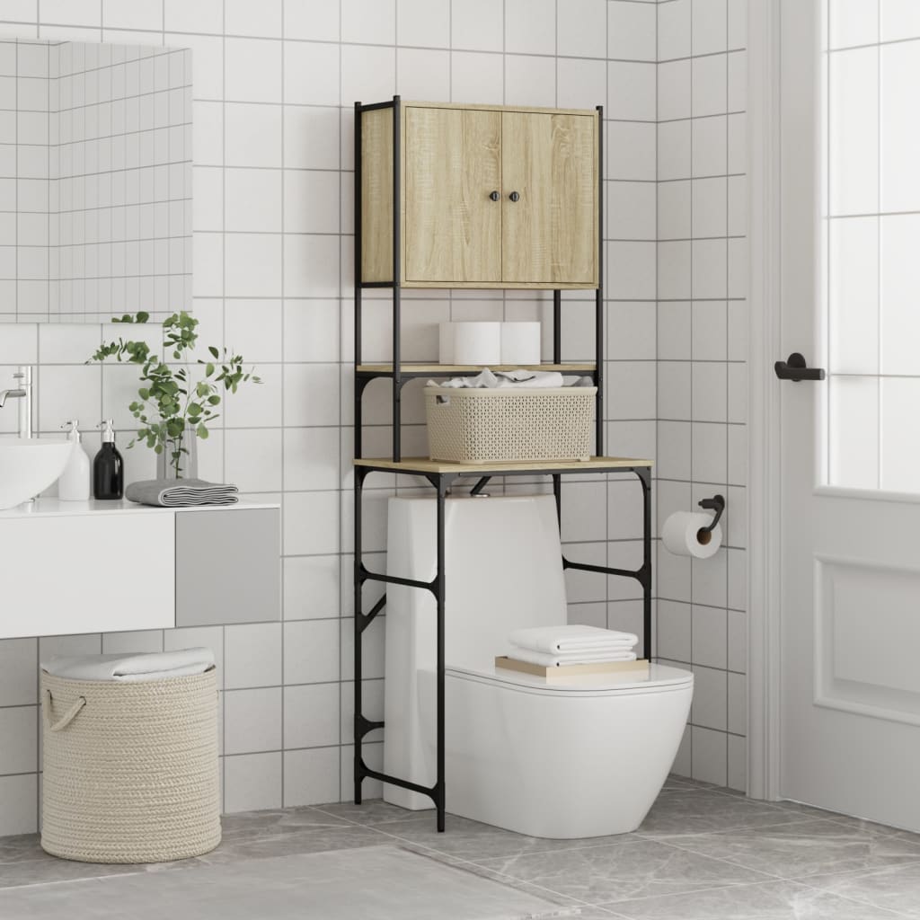 Mobile per Lavatrice Rovere Sonoma 68x48,5x194 cm