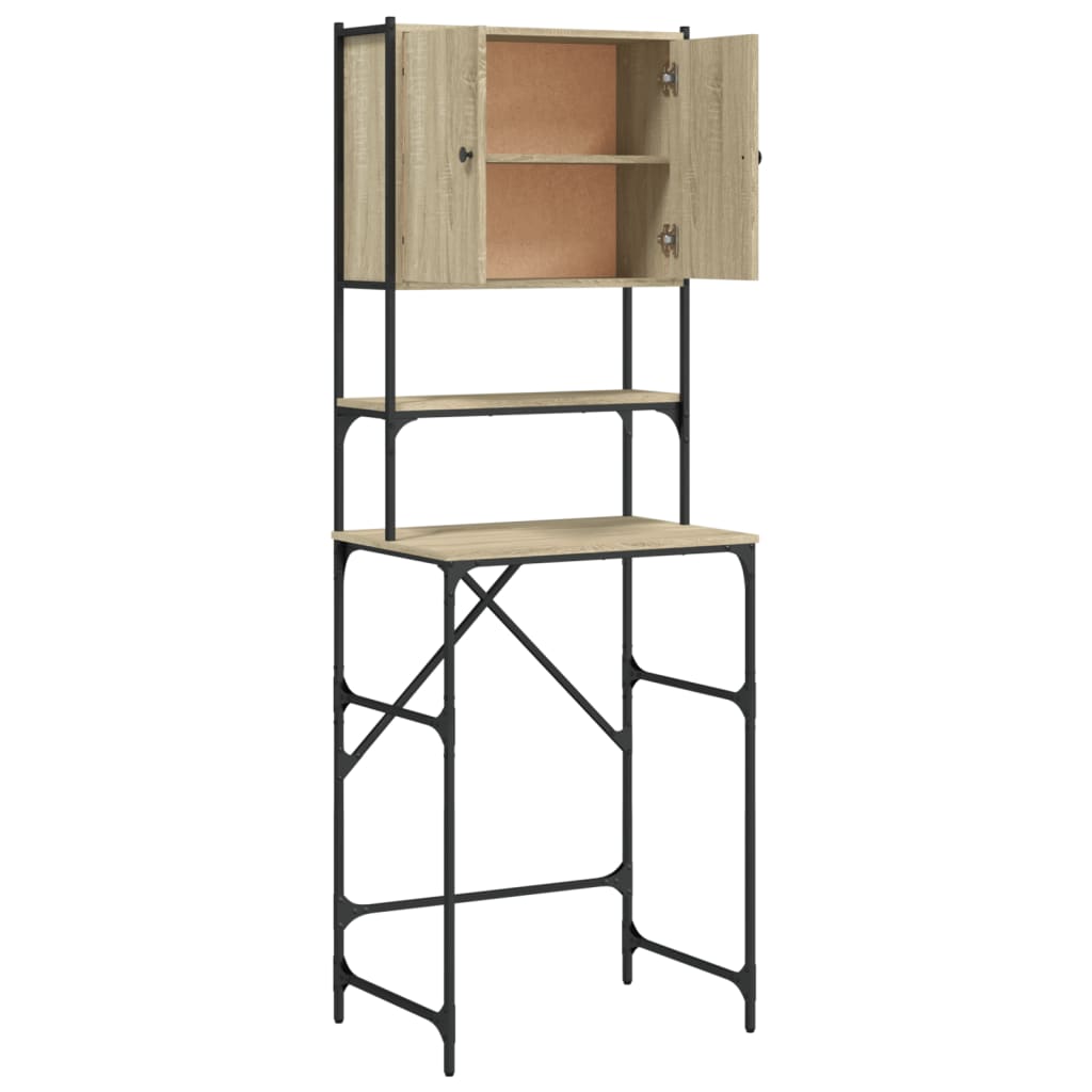 Mobile per Lavatrice Rovere Sonoma 68x48,5x194 cm