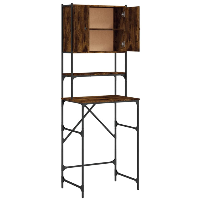 Mobile per Lavatrice Rovere Fumo 68x48,5x194 cm
