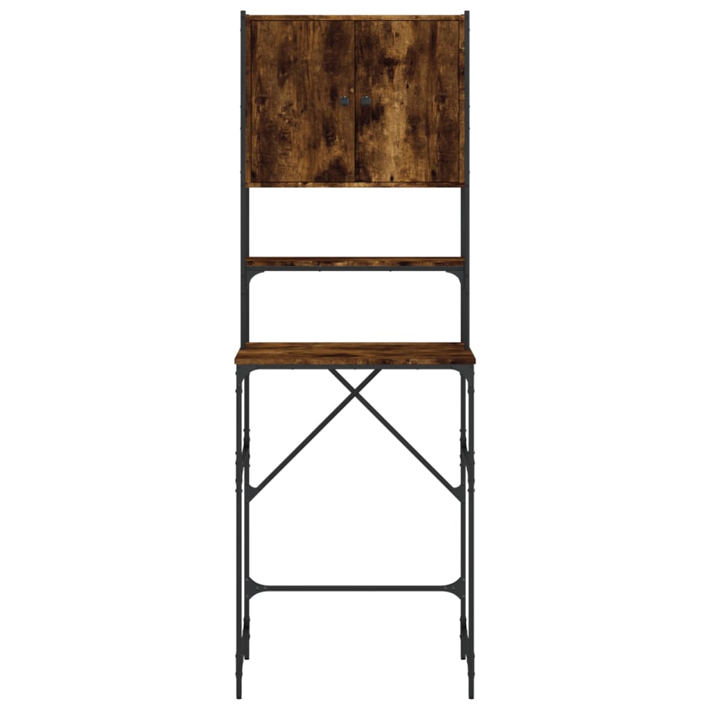 Mobile per Lavatrice Rovere Fumo 68x48,5x194 cm