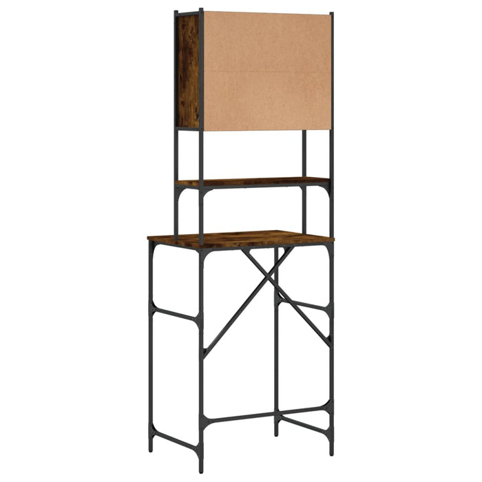 Mobile per Lavatrice Rovere Fumo 68x48,5x194 cm