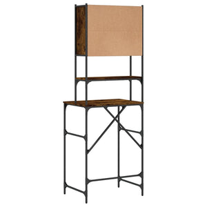 Mobile per Lavatrice Rovere Fumo 68x48,5x194 cm 838975