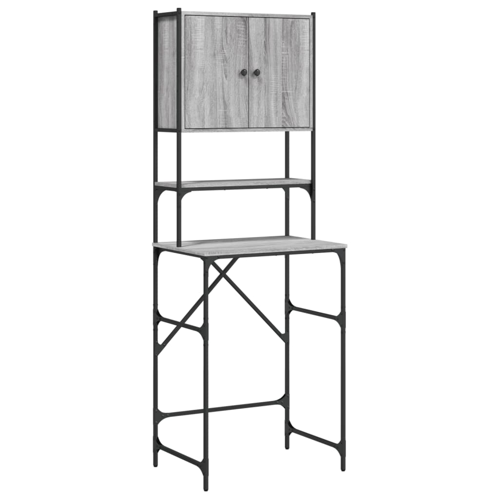 Mobile per Lavatrice Grigio Sonoma 68x48,5x194 cmcod mxl 134309