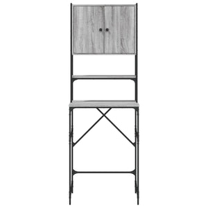 Mobile per Lavatrice Grigio Sonoma 68x48,5x194 cm 838976