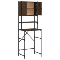 Mobile per Lavatrice Rovere Marrone 68x48,5x194 cm