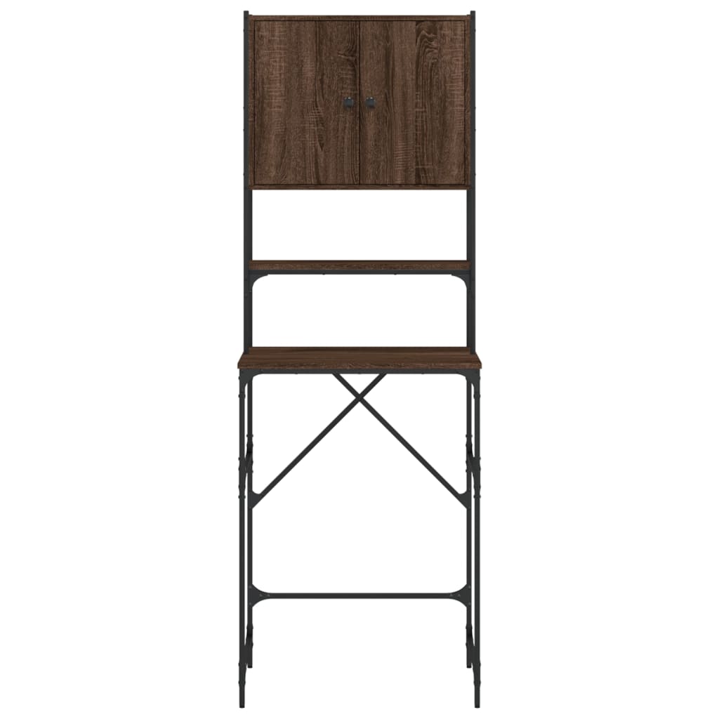 Mobile per Lavatrice Rovere Marrone 68x48,5x194 cm