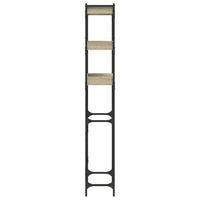 Scaffale per Lavatrice Rovere Sonoma 67x25x163 cm Multistrato 838979