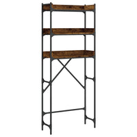 Scaffale per Lavatrice Rovere Fumo 67x25x163 cm Multistrato 838980