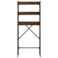 Scaffale per Lavatrice Rovere Fumo 67x25x163 cm Multistrato