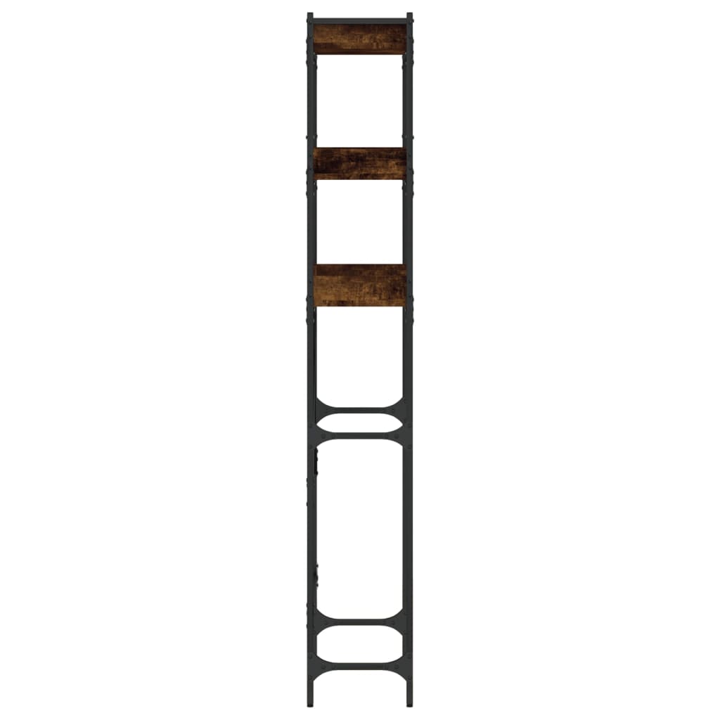 Scaffale per Lavatrice Rovere Fumo 67x25x163 cm Multistrato 838980