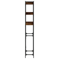 Scaffale per Lavatrice Rovere Fumo 67x25x163 cm Multistrato 838980
