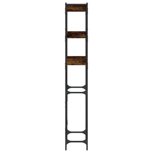Scaffale per Lavatrice Rovere Fumo 67x25x163 cm Multistrato