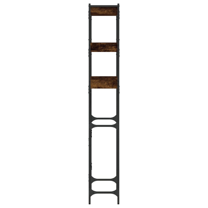 Scaffale per Lavatrice Rovere Fumo 67x25x163 cm Multistrato