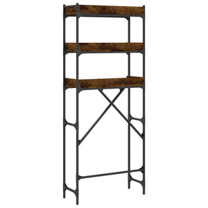 Scaffale per Lavatrice Rovere Fumo 67x25x163 cm Multistrato 838980