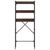 Scaffale per Lavatrice Rovere Marrone 67x25x163 cm Multistrato