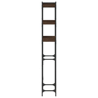 Scaffale per Lavatrice Rovere Marrone 67x25x163 cm Multistrato 838982