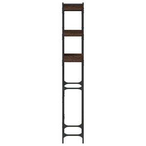 Scaffale per Lavatrice Rovere Marrone 67x25x163 cm Multistrato 838982