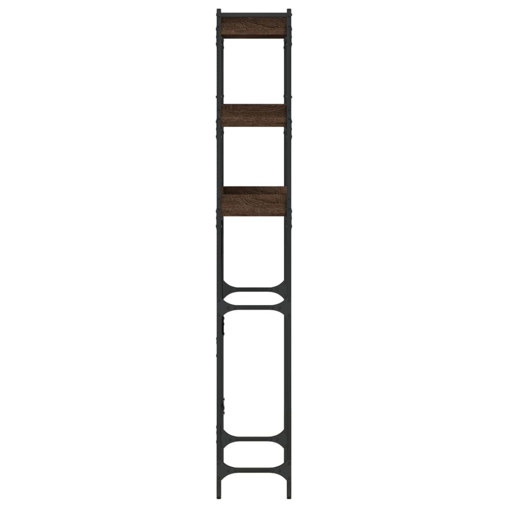 Scaffale per Lavatrice Rovere Marrone 67x25x163 cm Multistrato