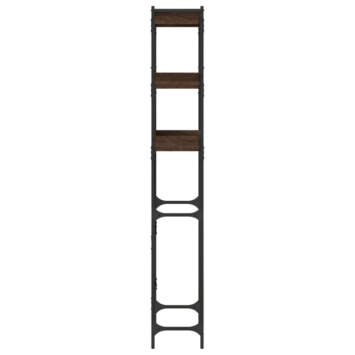 Scaffale per Lavatrice Rovere Marrone 67x25x163 cm Multistrato