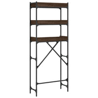 Scaffale per Lavatrice Rovere Marrone 67x25x163 cm Multistrato