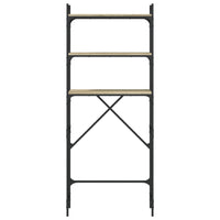 Scaffale per Lavatrice Rovere Sonoma 67x25x163 cm Multistrato 838984