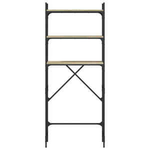 Scaffale per Lavatrice Rovere Sonoma 67x25x163 cm Multistrato 838984