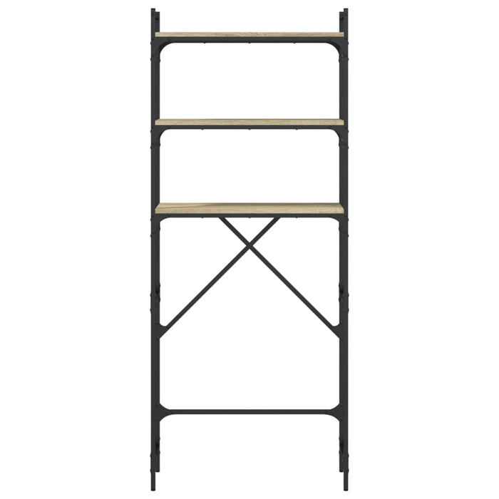 Scaffale per Lavatrice Rovere Sonoma 67x25x163 cm Multistrato 838984