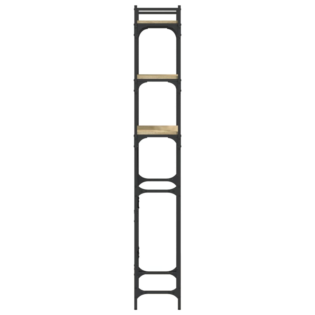 Scaffale per Lavatrice Rovere Sonoma 67x25x163 cm Multistrato 838984