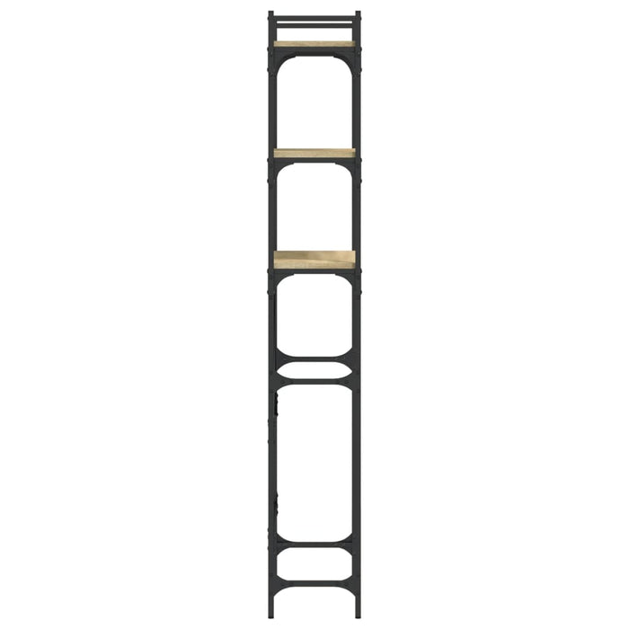 Scaffale per Lavatrice Rovere Sonoma 67x25x163 cm Multistrato 838984