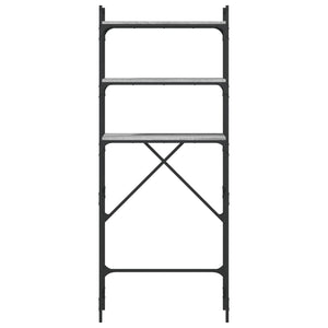 Scaffale per Lavatrice Grigio Sonoma 67x25x163 cm Multistrato 838986